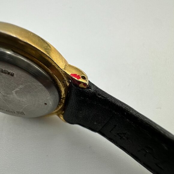 3/$30 Vintage Mickey Mouse Watch Women Gold Tone Roman Numeral Bezel - Picture 7 of 15